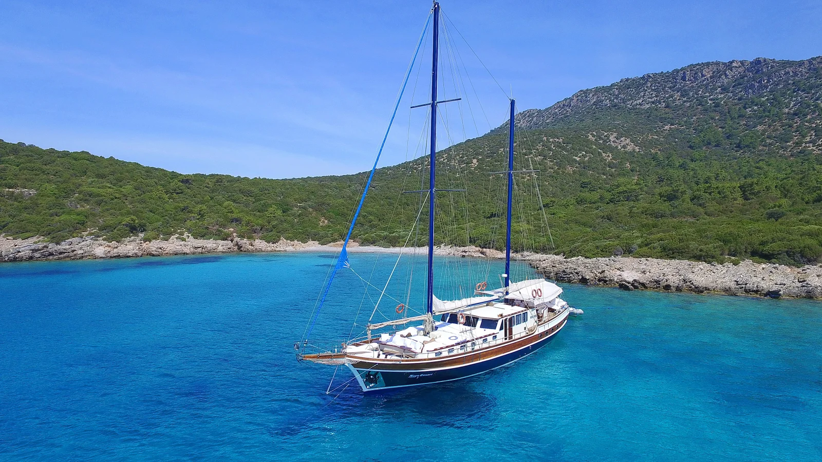 greek gulet cruise and stay Kaya Guneri 1