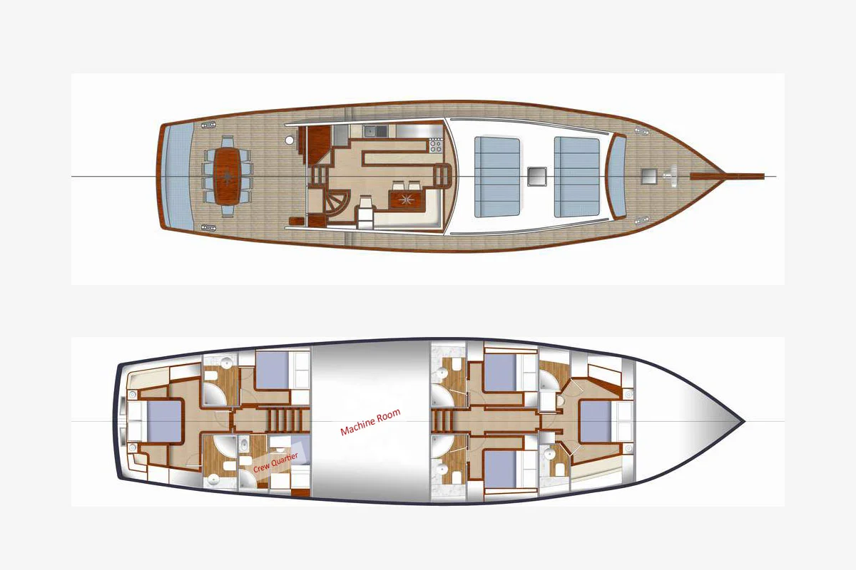 Grand Sailot Deck Layout