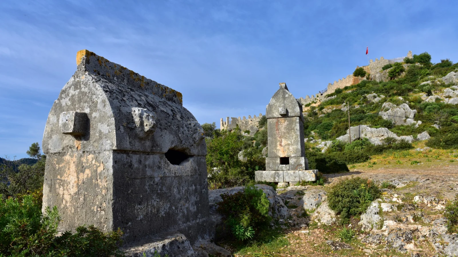 Lycian Rock Tombs Kekova - Simena