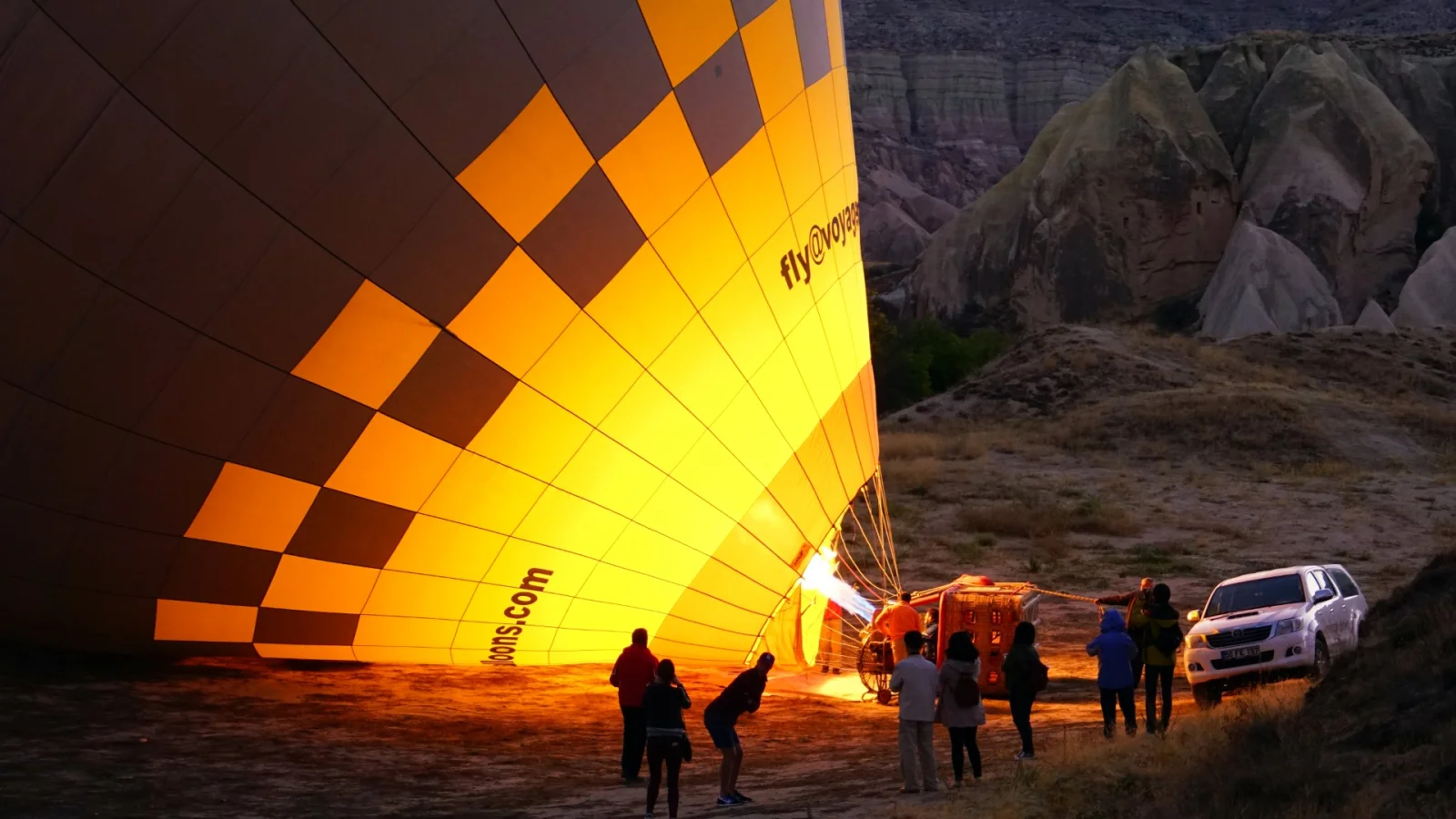 Balloon Preparation for the Flight