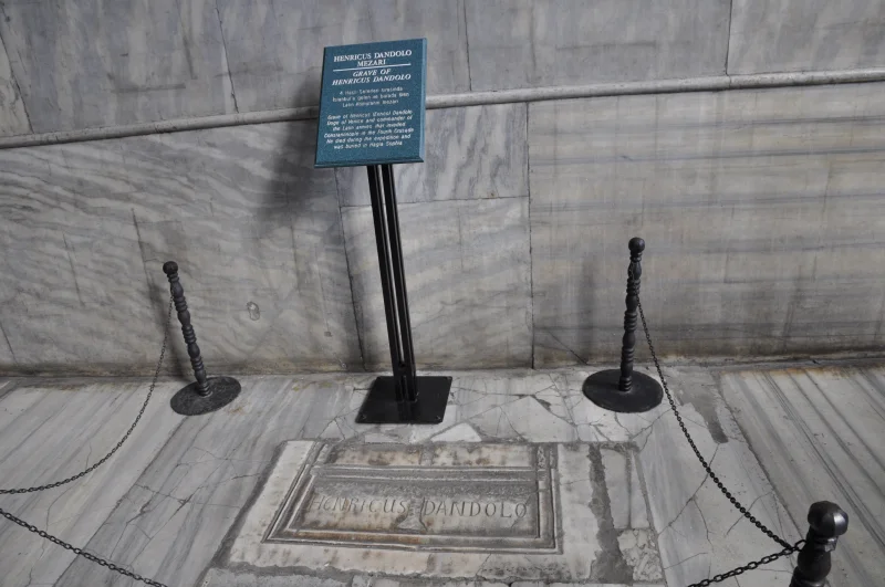 Grave of Hencicus Dandalo- St. Sophia Cathedral - Istanbul
