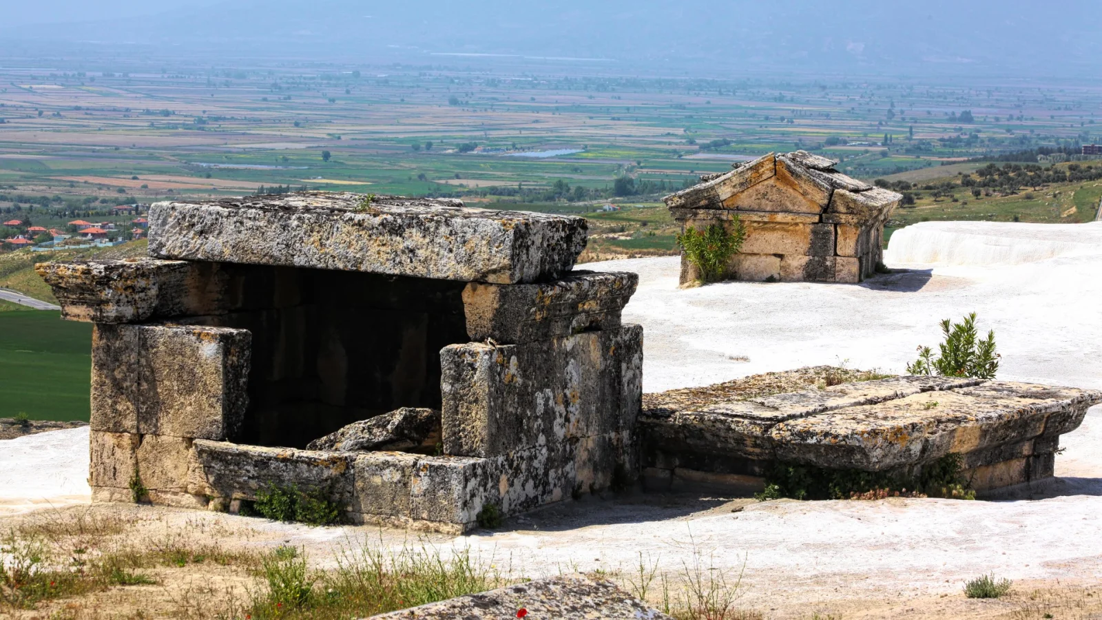 The Rock Tombs of in Necropolis of Hierapolis