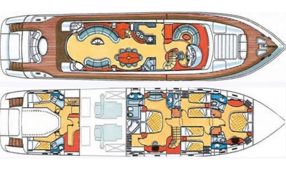 Azimut 85 layout