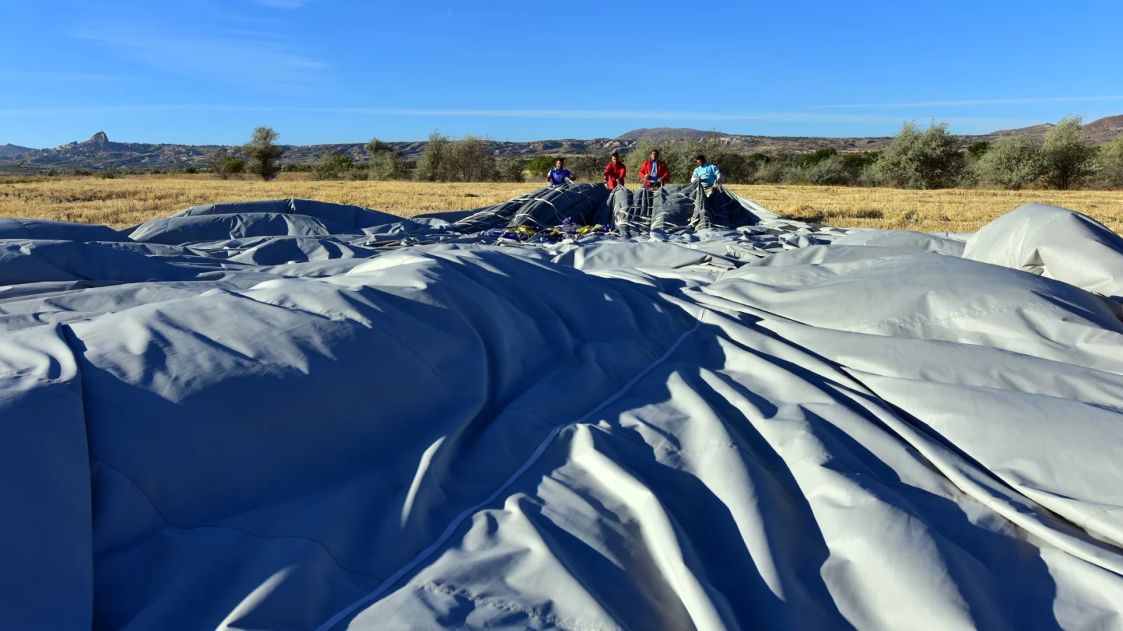 Packing the Balloon after the Flight
