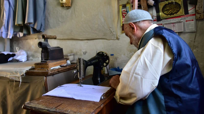 An Old Tailor in Şanlıurfa
