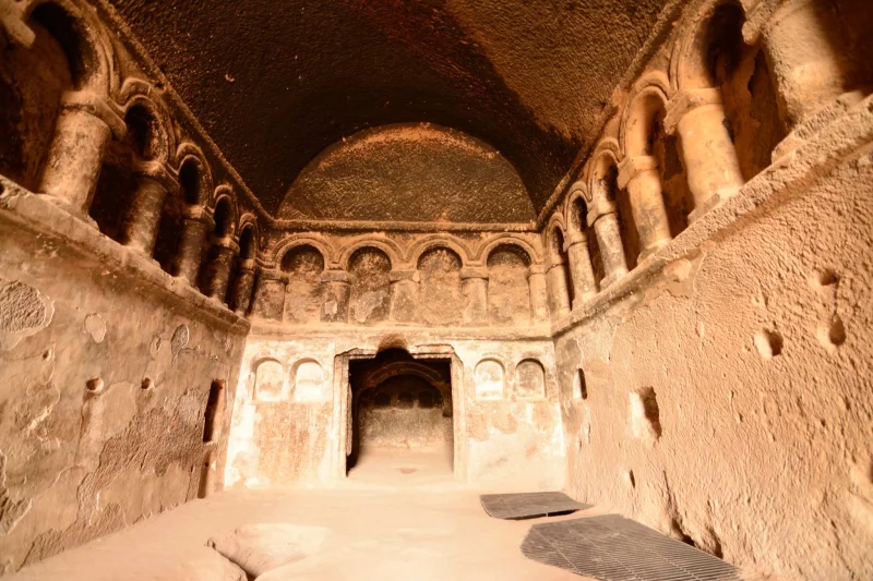 Selime Cathetral interior Ihlara Valley - Cappadocia
