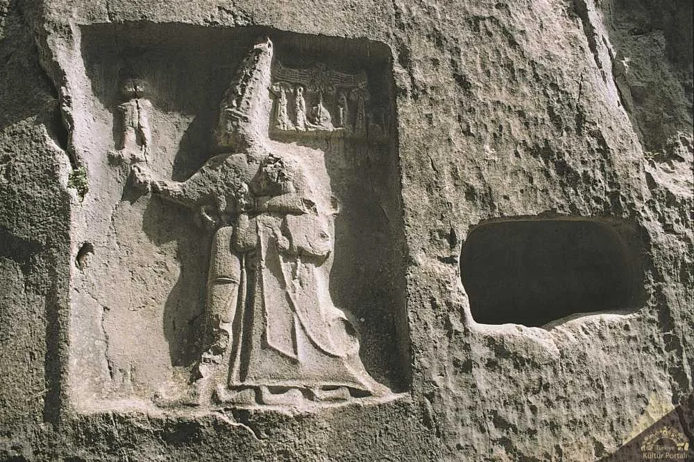 The Relief of God Sarruma and King Tuthaliya - Hattusha