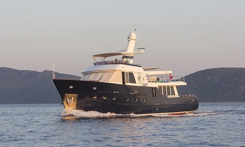 turkey luxury yacht charter Trawler Troy Explorer