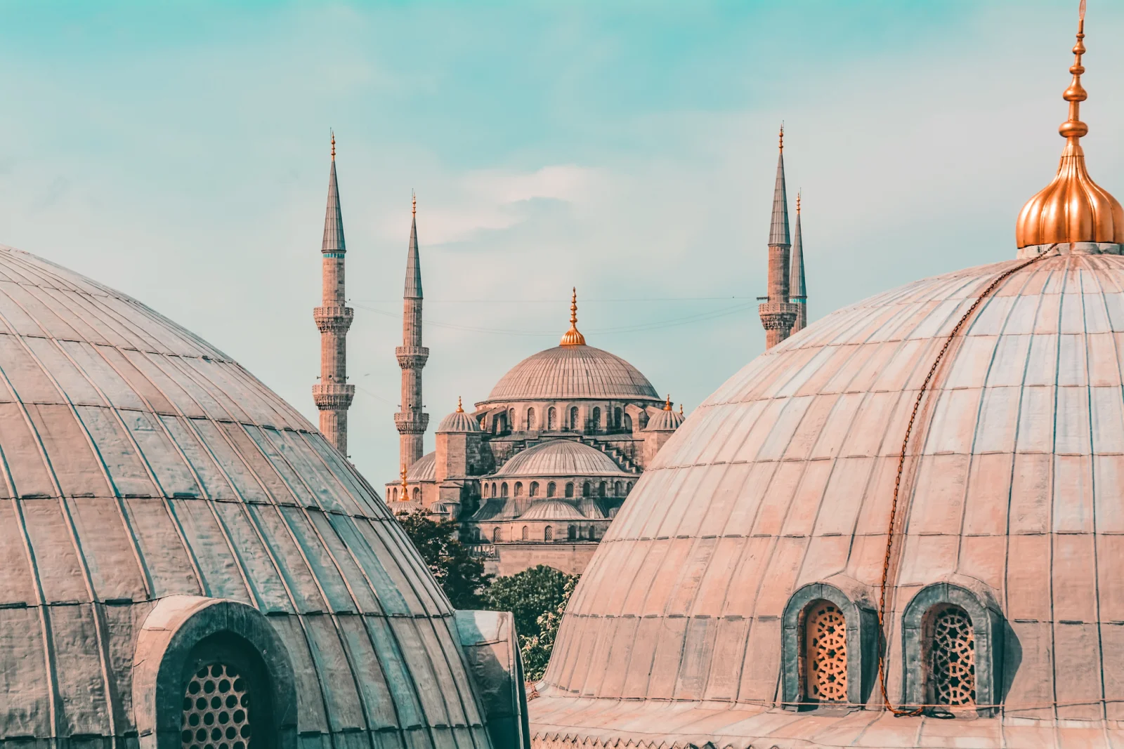 The Mosque Doms -Istanbul