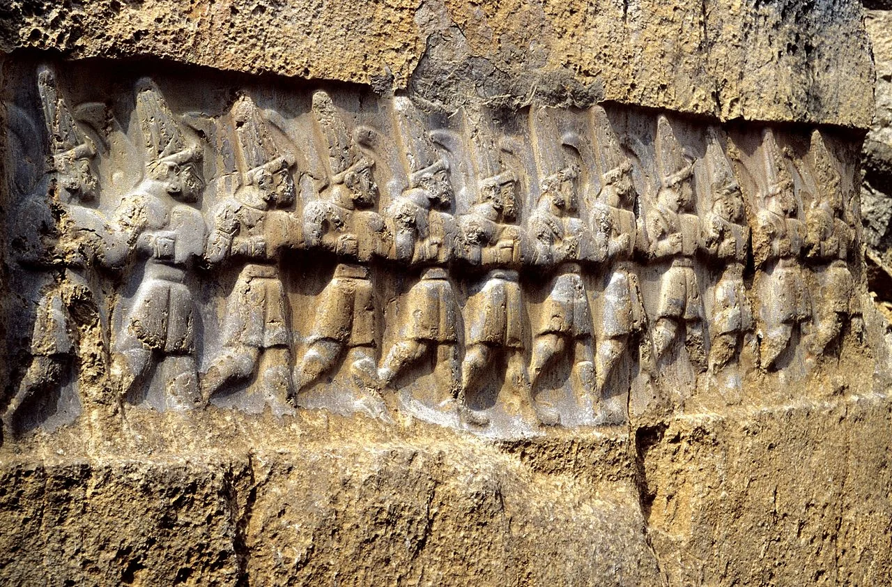 Twelve Hittite gods of the Underworld Yazılıkaya
