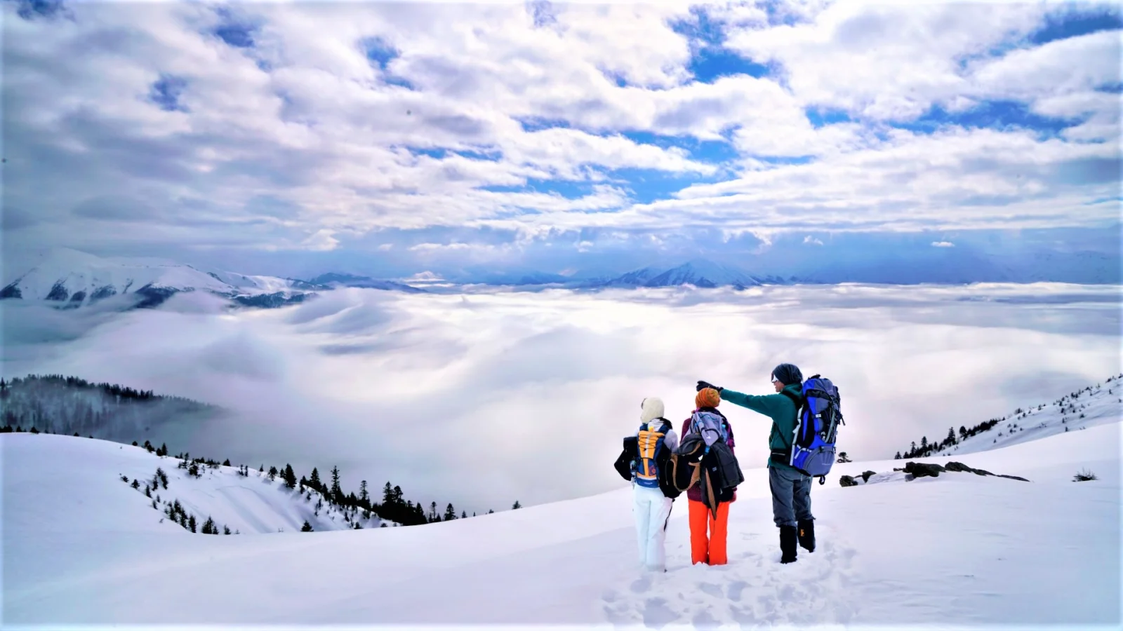 Winter Hiking in Rize Plateau